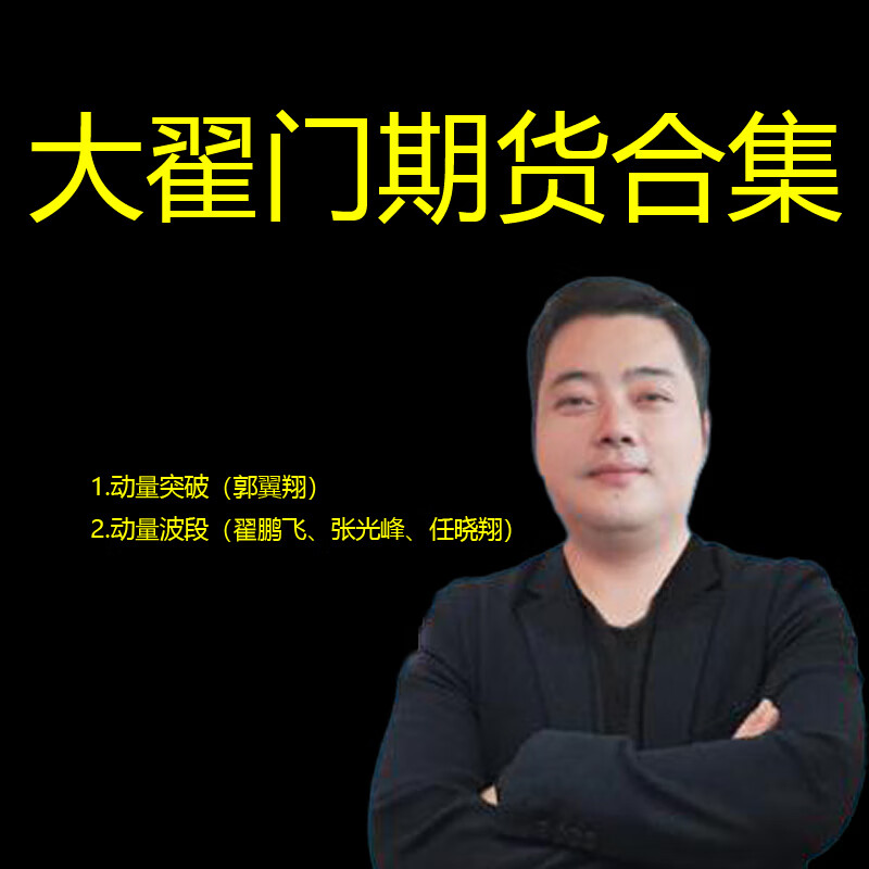 翟鹏飞期货大翟门动量波段突破高阶训练营交易视频课程合集 大翟门