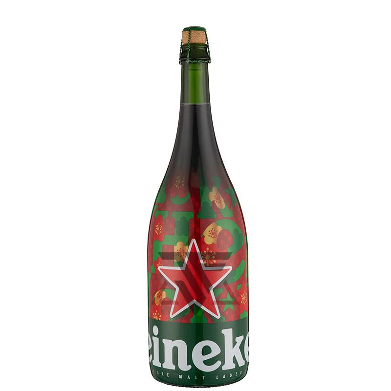 喜力进口喜力香槟大炮heineken啤酒1.5l大瓶装 6月底到期喜力* 1.