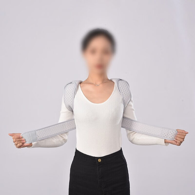 锁骨固定带八字绷带肩胛绑带 图片色 s