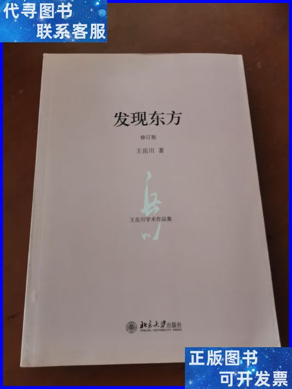 王岳川学术作品集 发现东方(修订版) 北京大学出版社二手书