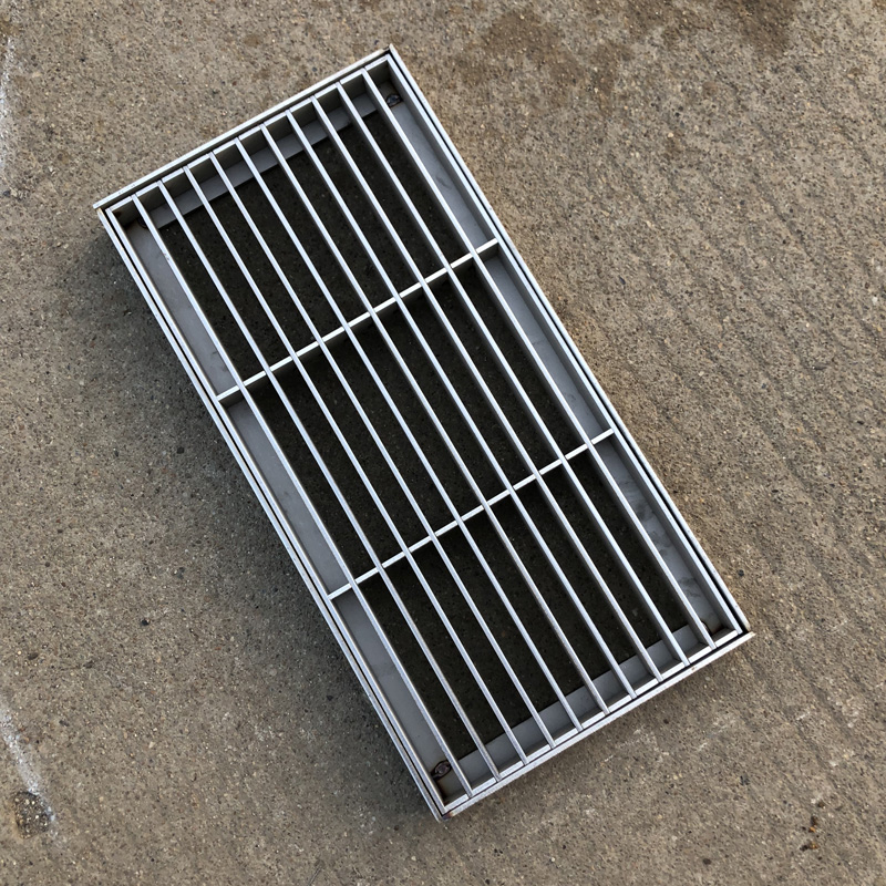 仁聚益新款定制格栅304地沟盖板不锈钢排水沟地沟雨水篦子500*300现货