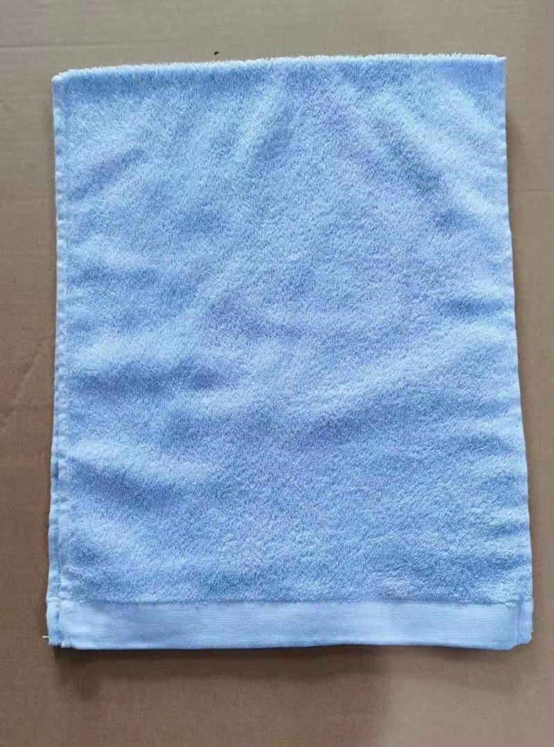 新式正消防毛巾蓝色火焰蓝消防救援毛巾面巾统一标准内务洗脸毛巾 浅