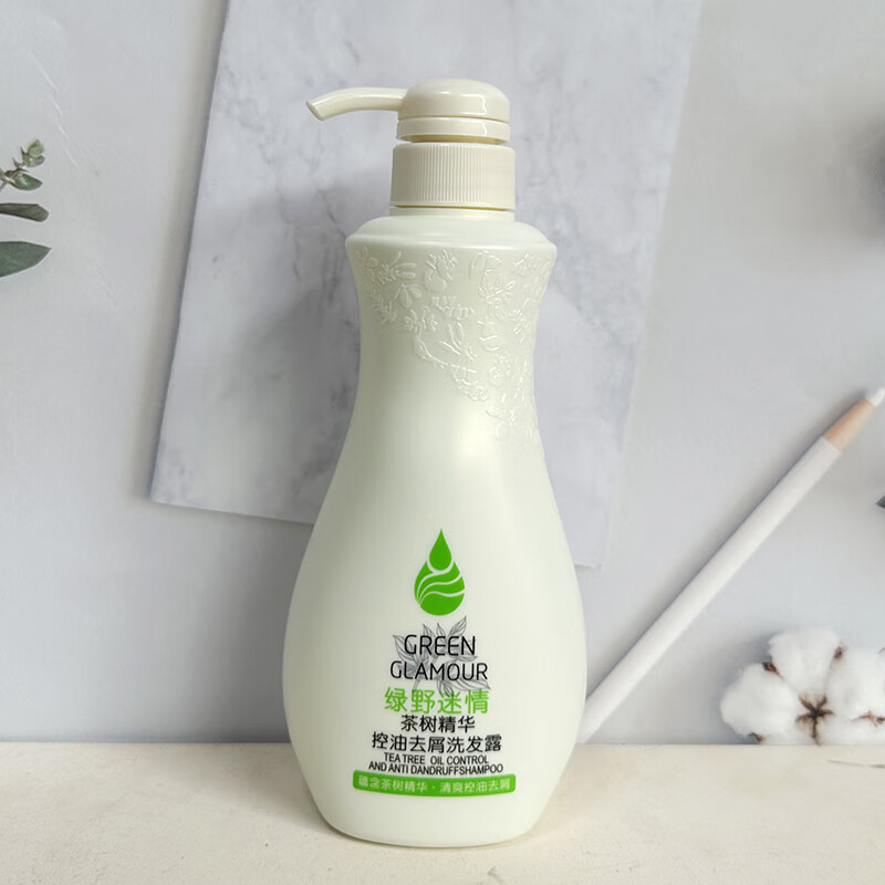 原野生姜茶树橄榄精华滋润亮泽清爽去屑烫染洗发水干枯毛躁顺滑 茶树精华去屑控油洗发露1kg