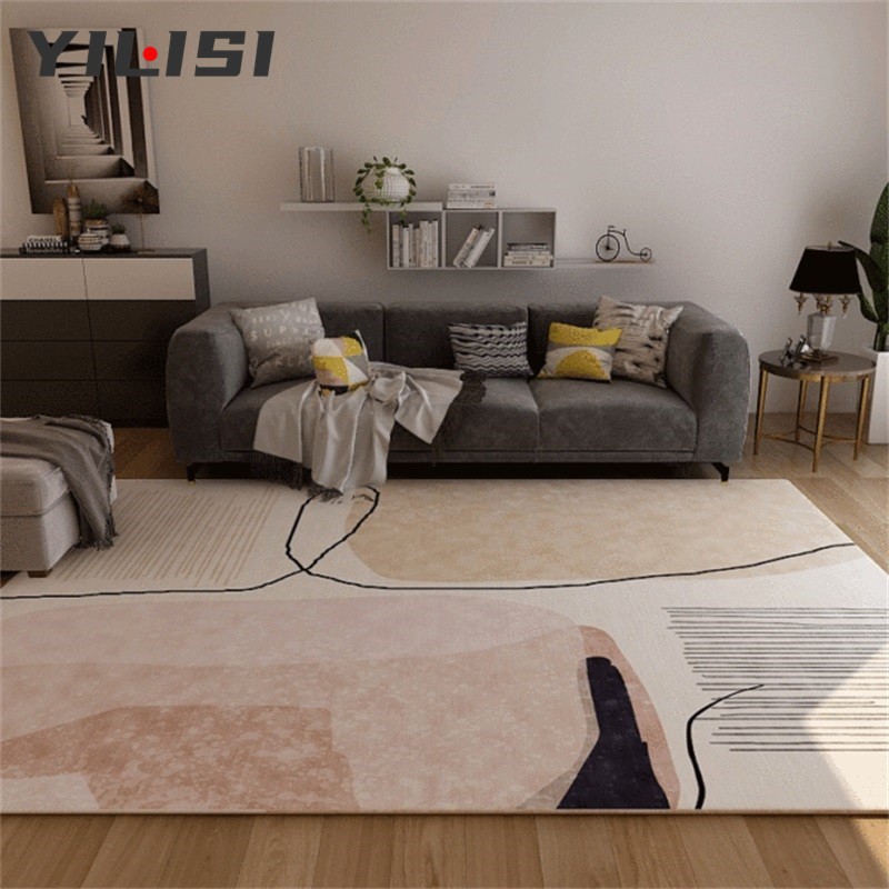 满铺地毯可爱现代门毯客厅茶几沙发卧室床边毯长方形定制 芙梦a01款