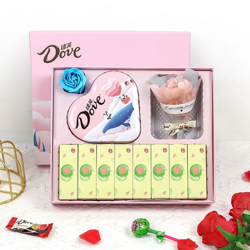 德芙（Dove） 巧克力礼盒装生日礼物女生送女友女朋友老婆女神闺蜜毕业礼物纪念日圣诞节送女友礼物 德芙真心真意礼盒
