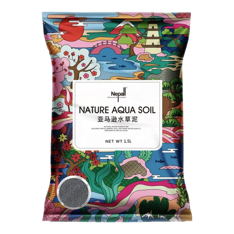 YEE水草泥魚缸造景草缸底砂沙不渾水草缸陶粒亞馬遜基肥營養(yǎng)土泥套餐 凈水版丨【細(xì)粒3.0L】約6斤