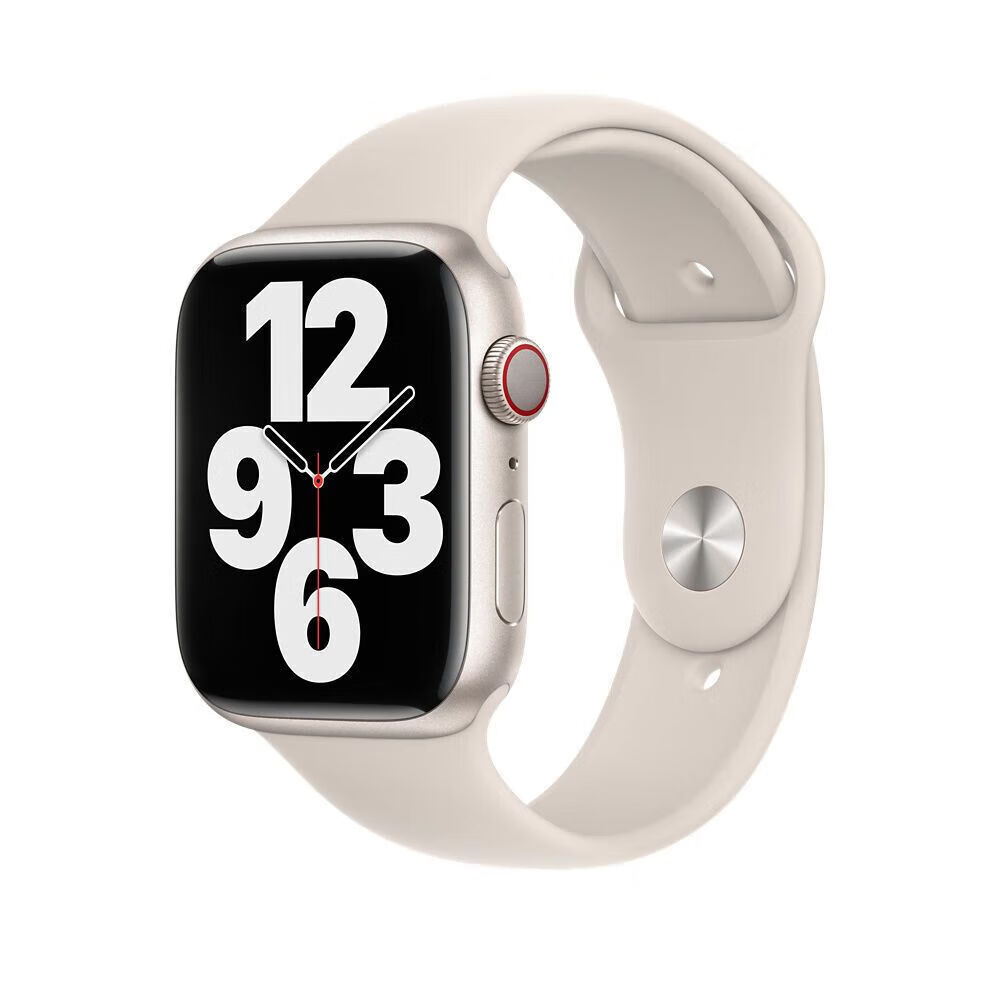 烨斯派 Apple Watch Series 9苹果手表表带运动硅胶创意多色可选防水41mm Series 9【白色】41mm