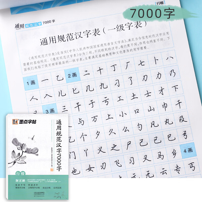 行楷字帖成年入门练字男生女生硬笔书法荆霄鹏行书基础速成教程大气