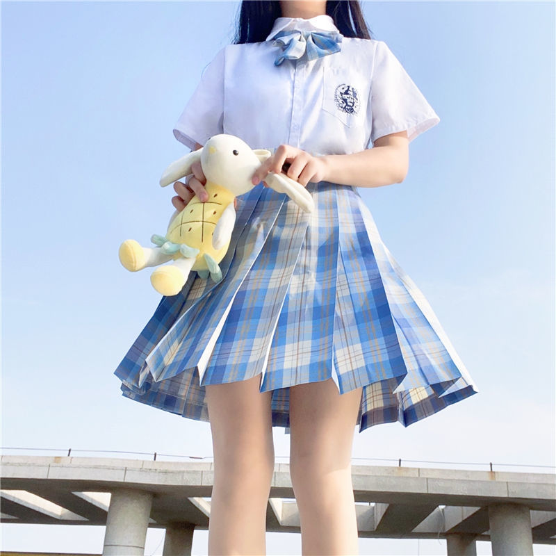 2021日系合集正统jk格裙学生jk制服百褶裙温柔一刀百褶裙套装春夏秋不