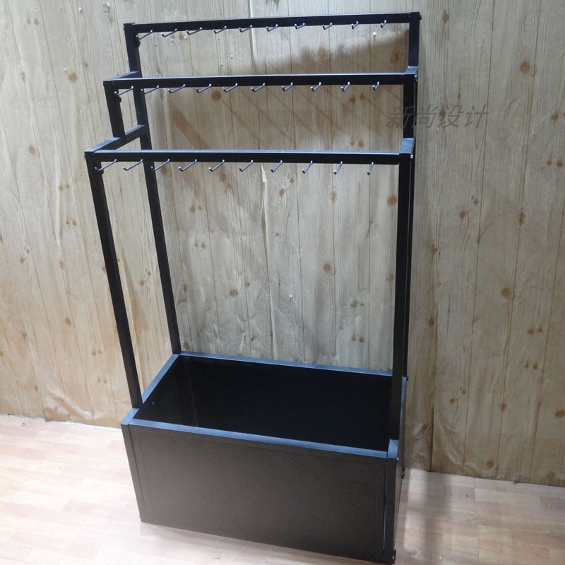 荔澜带桶皮带架子皮带展示架挂皮带货架裤带收纳陈列架腰带架中岛落地