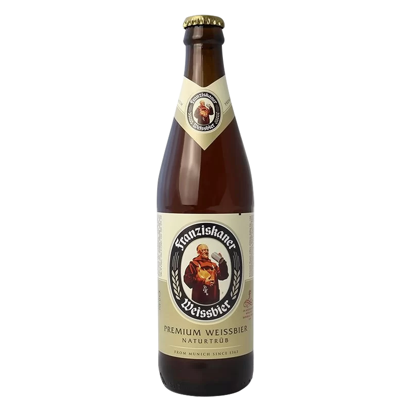 范佳乐 教士德国风味白啤酒 德国进口教士白500ml*20瓶