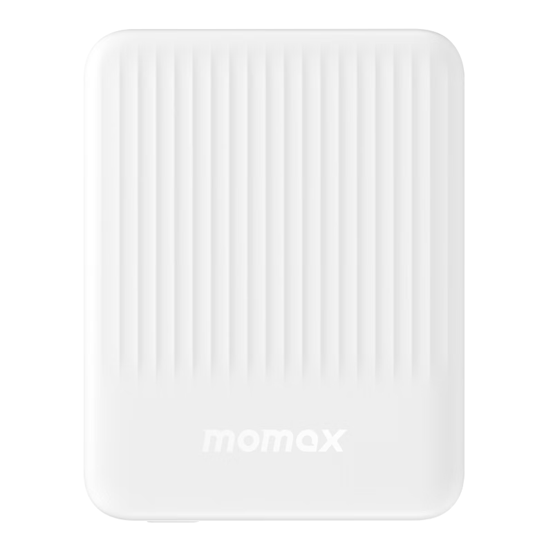 momax 摩米士 苹果磁吸充电宝5000mAh迷你旅行箱无线快充移动电源MagSafe适用iPhone14/13/12ProMax等白色