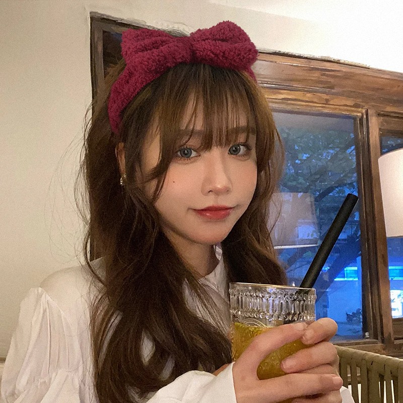 美丽公主 韩国发带女绑发网红洗脸发箍简约头箍甜美束发带发卡秋冬