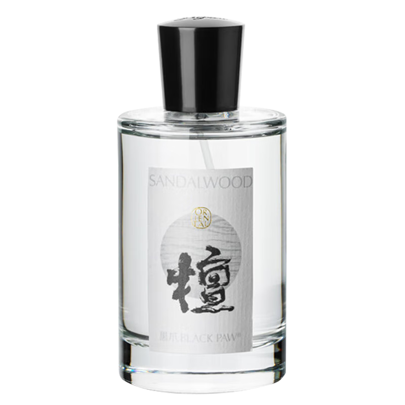 黑爪「黑白檀」香水男女士持久淡香木質(zhì)香檀香寺廟香小眾送禮物 白檀100ml