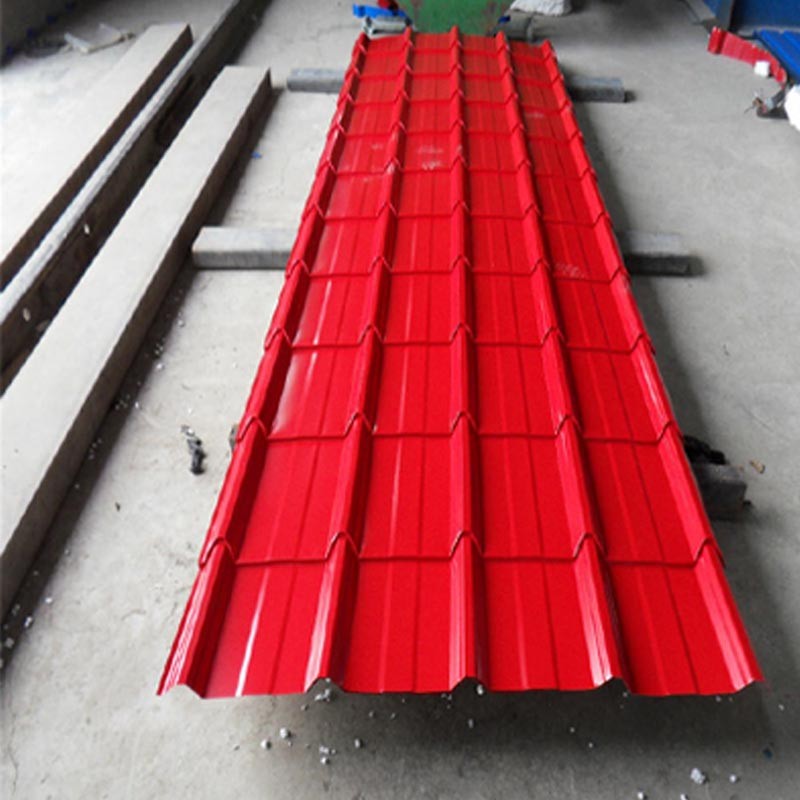 聊亿 红色彩钢板瓦 隔热彩钢板瓦铁皮瓦雨棚板遮阳棚围挡晒屋顶瓦 厚