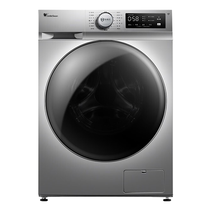 小天鹅(LittleSwan)滚筒洗衣机全自动10公斤 家用大容量洗烘一体 除除螨蒸汽烘干智能家电 10KG洗烘健康洗【蒸汽烘干】