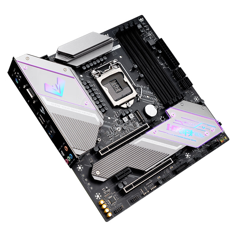 铭瑄（MAXSUN）MS-iCraft B560M 电竞游戏主板支持 CPU 11600KF/11400F(Intel B560/LGA 1200)