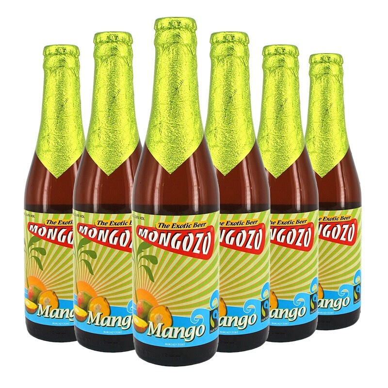 梦果 比利时进口果味精酿啤酒组合椰子味/芒果味/香蕉味330ml 6瓶芒果味