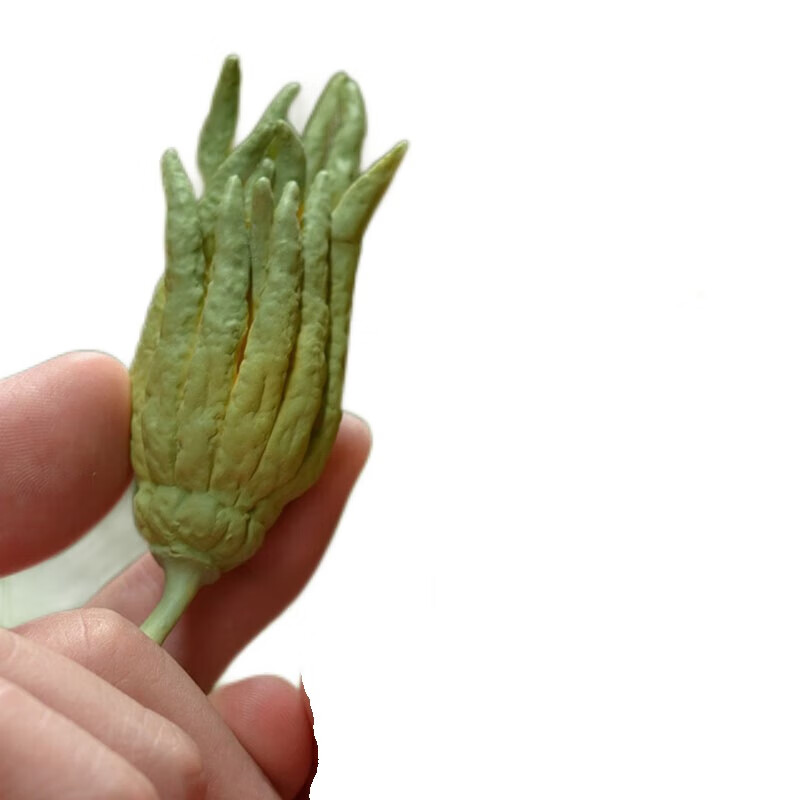 茶宠精品可养手工个性创意摆件禅意茶道线香插熏香炉 青色佛手香插