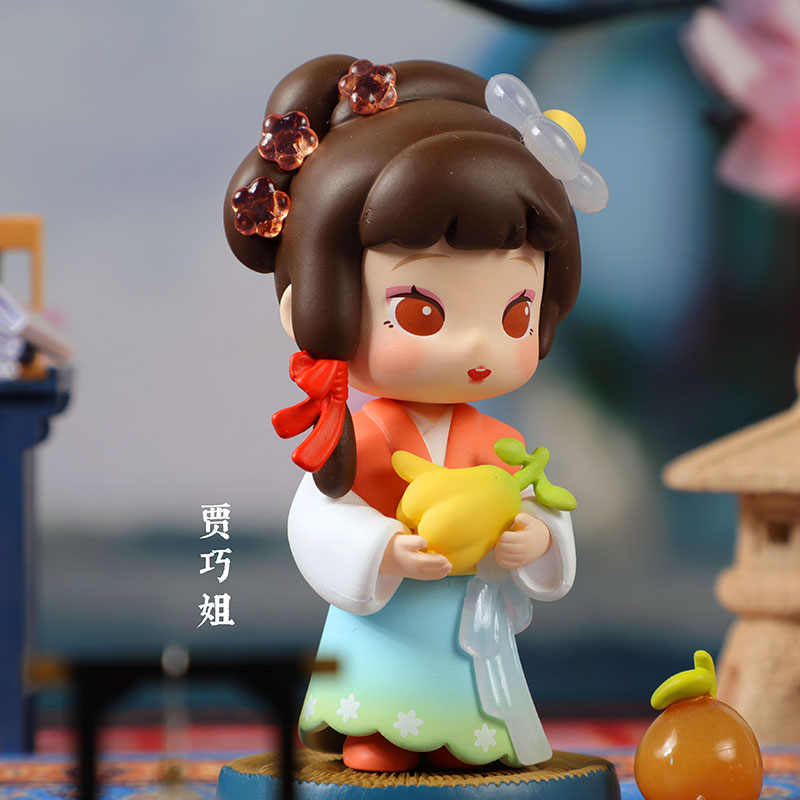 青壹坊cindy红楼梦盲盒少女心可爱古风娃娃礼物摆件国潮公仔摆件 薛