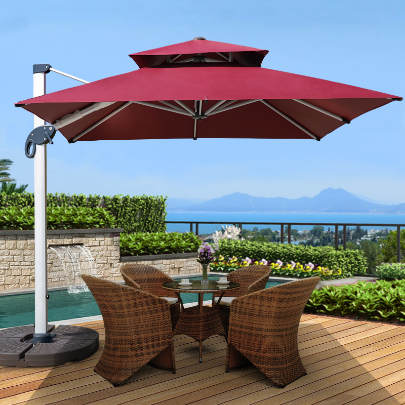 幽之藤户外遮阳伞室外罗马伞花园庭院伞阳台休闲大型太阳伞 103mm