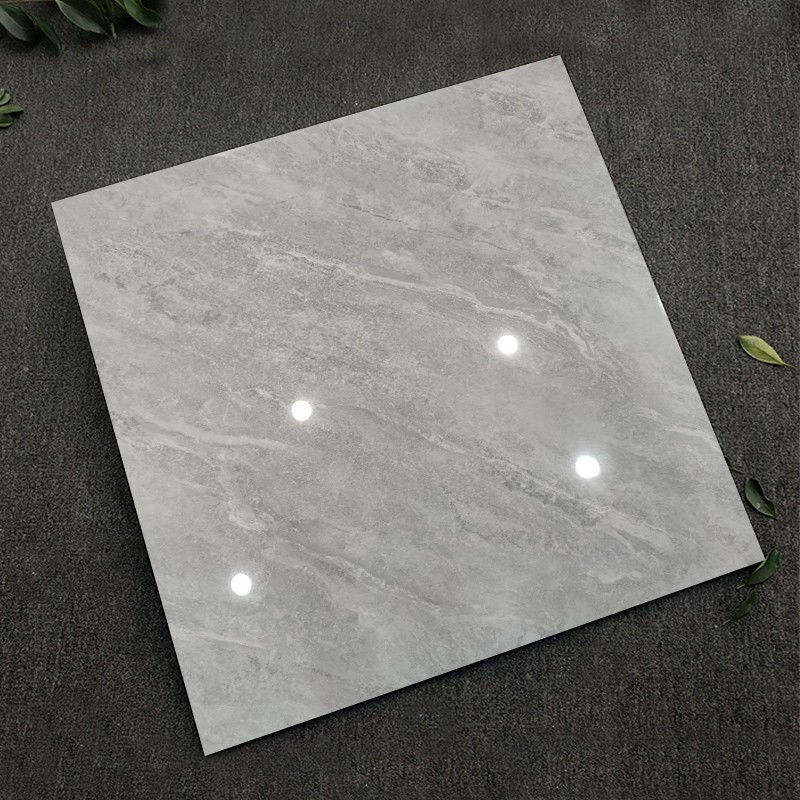 spc石塑地板佛山砖800x800客厅通体大理石灰色60x60防滑耐磨磁砖 冰晶