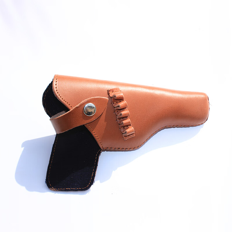 普特汇影视舞台表演道具枪五四牛皮枪套54式快拔枪套儿童玩具橡胶 54