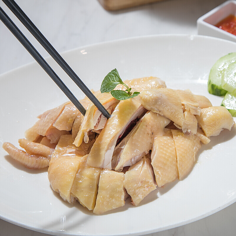 白切鸡广东正宗白切鸡即食白斩鸡熟食鸡零食真空包装整只800