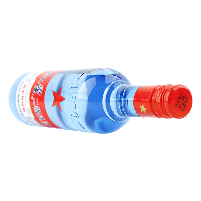 红星二锅头蓝瓶绵柔8陈酿 清香型白酒 53度整箱装 口粮酒 53度 750mL 6瓶 (原箱)