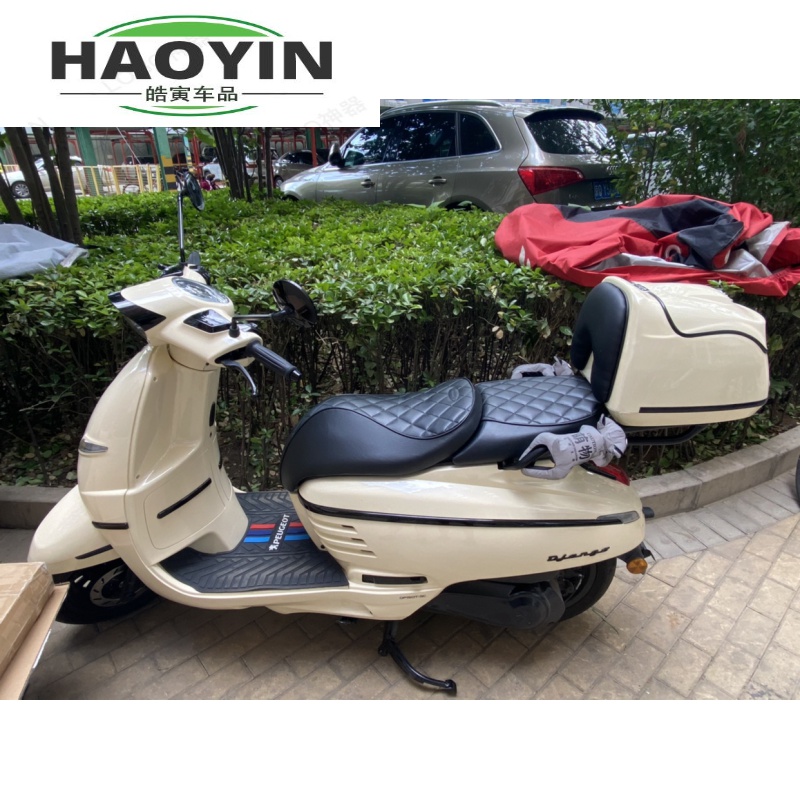 于新款姜戈150改装后尾箱 维多利亚150改装尾箱摩托车改装件 海岸白