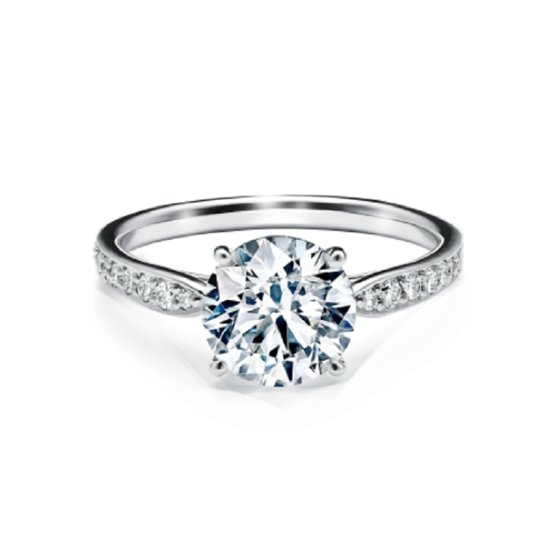 带票证【99新】蒂芙尼tiffany克拉钻戒求婚戒指1.25克拉钻石戒指女戒