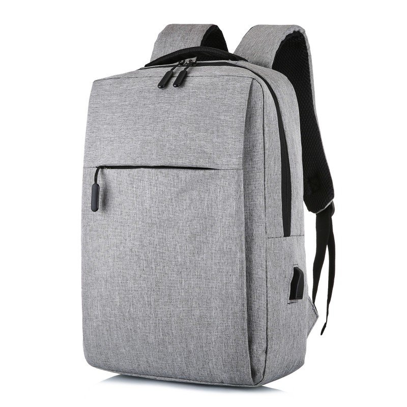 威百格 商务双肩包 笔记本电脑包 休闲商务背包 防泼水usb学生书包 180102 灰色