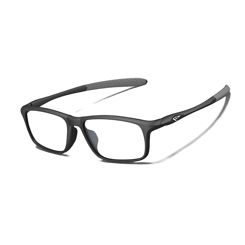 高特（OUTDO）近視眼鏡架男士全框TR90運(yùn)動(dòng)近視眼鏡足球度數(shù)防藍(lán)光防滑眼鏡框 鏡框+依視路1.56鉆晶A4鏡片