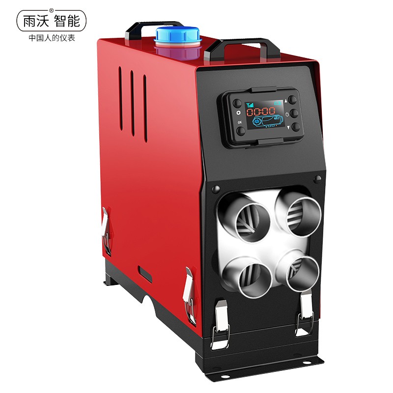 雨沃 柴暖驻车加热器 24v立式车载一体机铝合金内机燃油柴油制暖空调
