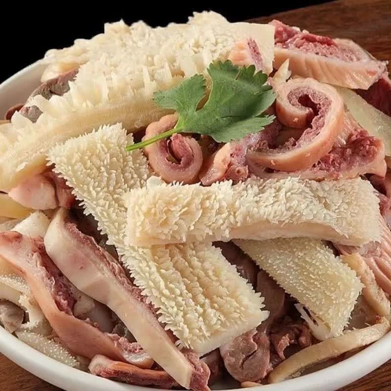 皇金蜜新鲜精品牛杂无皮无肝冷冻半成品商用火锅食材 精品牛杂*4斤怎么看?