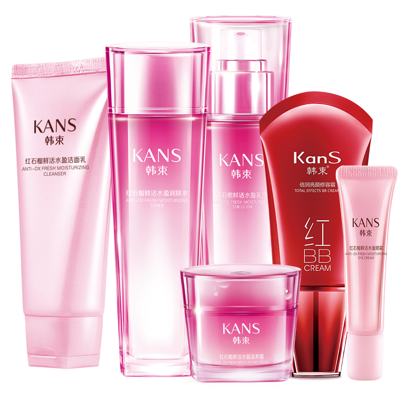 ���ڲ���������ˮ����װʯ���ҫ����ˮ��ʪ������ױ����Ʒ��װŮˬ�����Ž����� 6���ף�����+ˮ+��+˪+����+bb