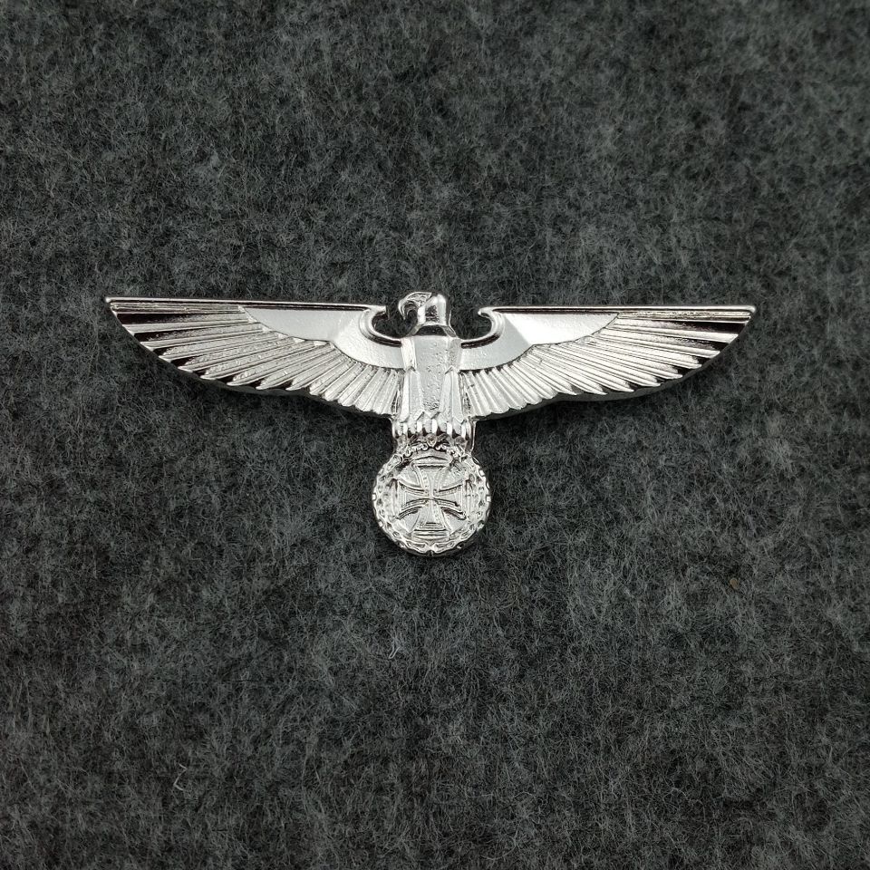 精品德意志雄鹰徽章普鲁士鹰徽德国权利之鹰勋章黑色鹰胸针配饰品