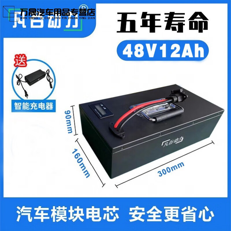 36v48v电动车锂电池48v12AH36V代驾外卖动力锂电池48v20ah锂电池 踏板车48V12AH配充电器