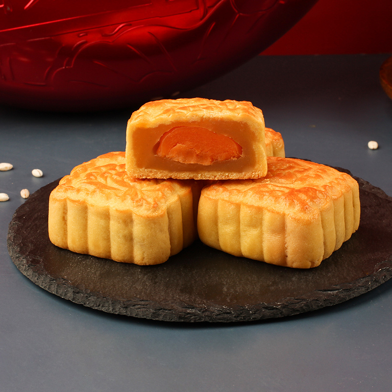 羽芝曼湛江广式月饼蛋黄莲蓉月饼广东a 蛋黄莲蓉月饼尝鲜装(185g*1枚)