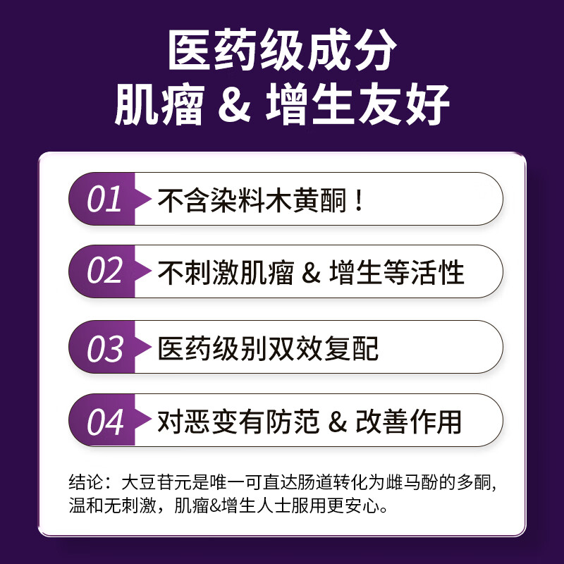 萊特維健巢舒安大豆异黄酮升级版大豆苷元雌马酚雌激素卵巢年轻保养更年期 【大豆异黄酮升级款2.0】 60粒*1盒 巢舒安