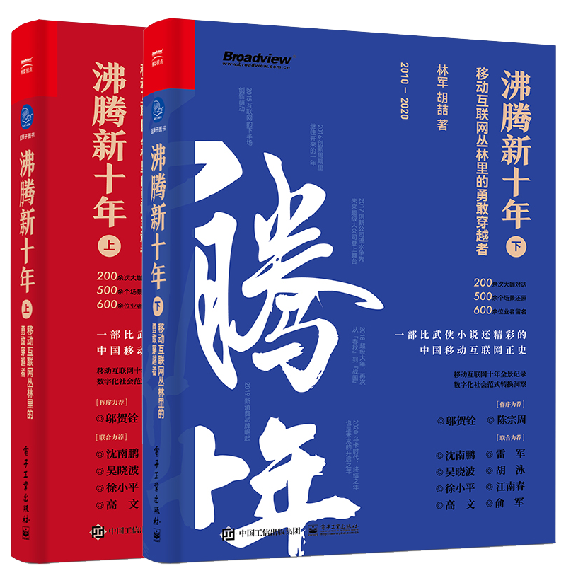 沸腾新十年上下 共2册 林军