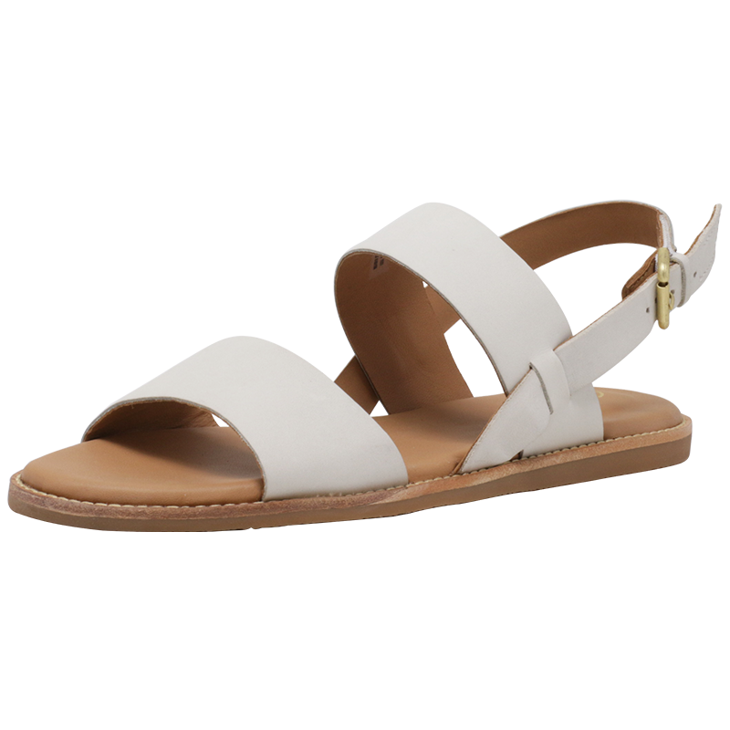 Clarks其樂(lè )女鞋夏季新款一字扣帶平底涼鞋Karsea Strap海外直郵 26164444 35.5