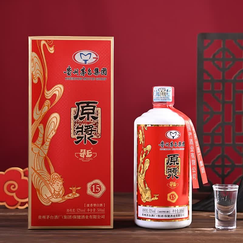 茅台原浆15收藏级 飞天仕女图 浓香型白酒 500ml*2瓶 500ml*2瓶装属于什么档次？