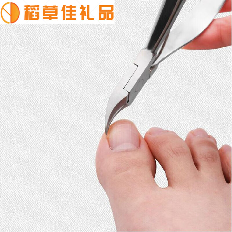 脚趾甲剪斜口修脚指甲钳工具用指甲剪刀套装 两件套