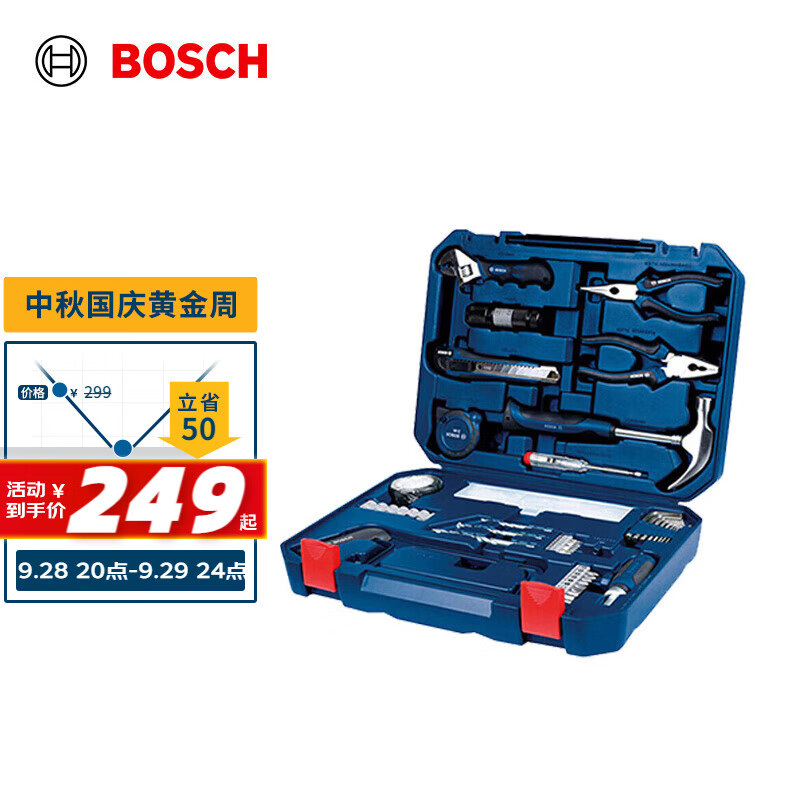 博世（BOSCH）家用多功能五金工具套装（108件套）手动工具箱怎么看?