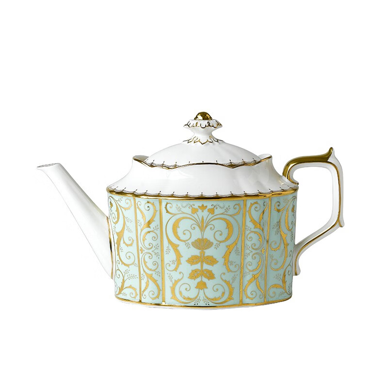 皇家皇冠德贝英国royal crown derby德贝骨瓷欧式带盖大茶壶茶具达利