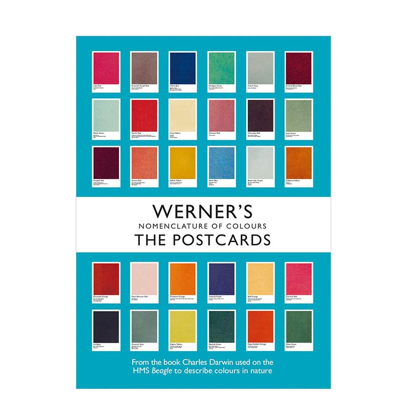 【现货】色卡明信片 维尔纳色彩命名法werners nomenclature of
