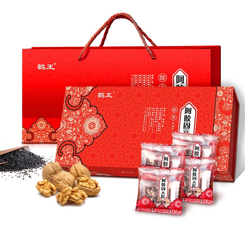阿胶价格走势|送礼阿胶即食固元糕大礼盒