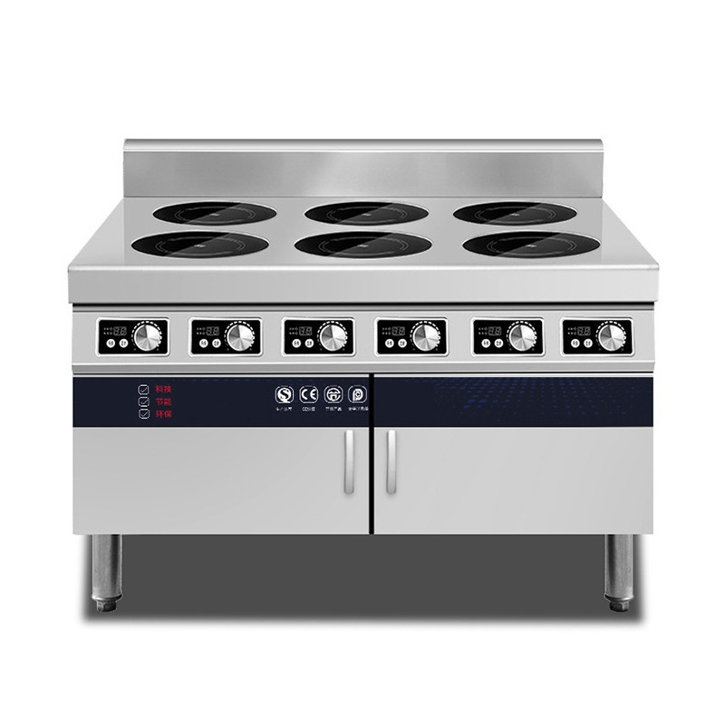 樱创电磁煲仔炉瓦商用电磁炉大功率四眼六眼多头4头6头麻辣烫饭店餐馆