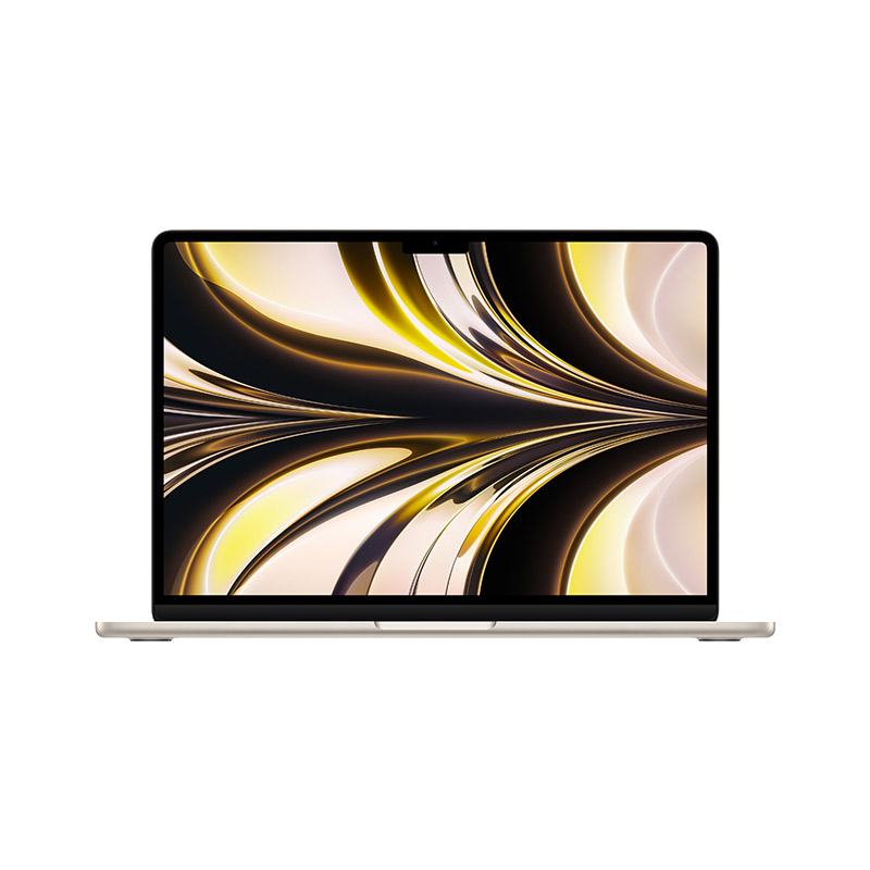 Apple 苹果 MacBook Air 2022款 M2 芯片版 13.6英寸 轻薄本 星光色 (M2 8核、核芯显卡、8GB、256GB SSD、2.5K、IPS、MLY43CH/A）